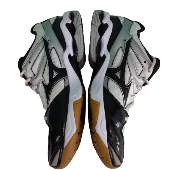 Mizuno Wave Bolt 3, Womens sz.8 1/2, black, silver - Picture 4 of 11